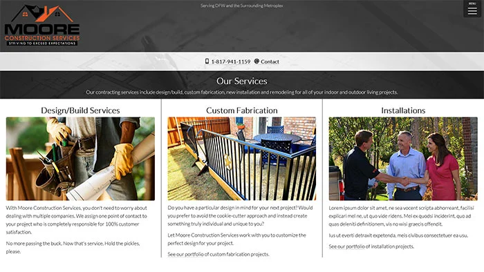 image of website