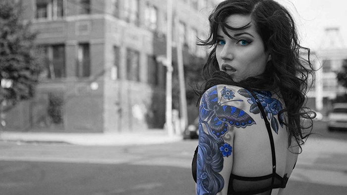 image of tatted girl