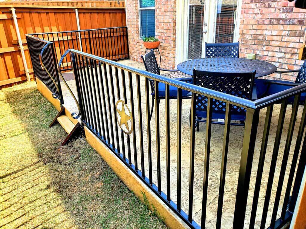 Custom Patio Railing in Frisco, TX